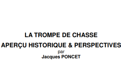 “Aperçu historique et perspectives”- Jacques Poncet